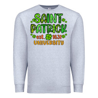 Heather Grey saint patrick university Premium Sweatshirt - Artiststas