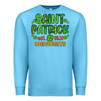 Ocean Blue saint patrick university Premium Sweatshirt - Artiststas