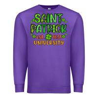 Purple saint patrick university Premium Sweatshirt - Artiststas