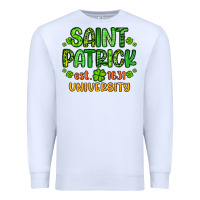 White saint patrick university Premium Sweatshirt - Artiststas