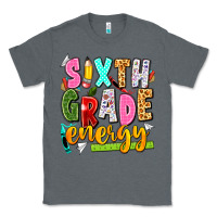 Charcoal Heather sixth grade energy Classic Tee - texasbilliewilder