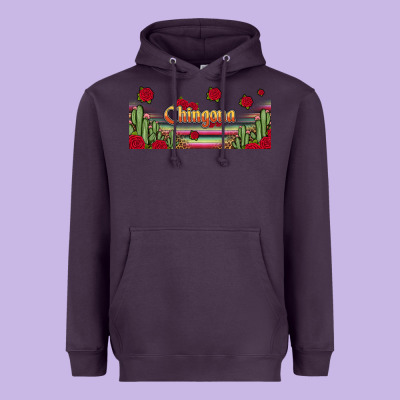 Chingona 16oz Libbey Cup Heavyweight Hoodie Designed By Hra Design Shop