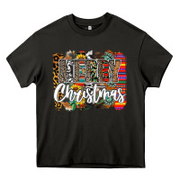 Asphalt Western Merry Christmas Heavy Core Tee - CowhideDigitalArt