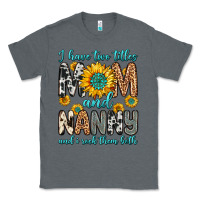 Charcoal Heather i have two titles mom and nanny and i rock them bo Classic Tee - Zillion Design Studio
