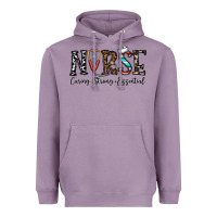Lavender nurse caring strong essential Heavyweight Hoodie - CowhideDigitalArt