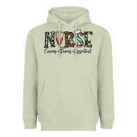 Matcha nurse caring strong essential Heavyweight Hoodie - CowhideDigitalArt