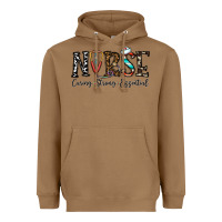 Toasted Coconut nurse caring strong essential Heavyweight Hoodie - CowhideDigitalArt