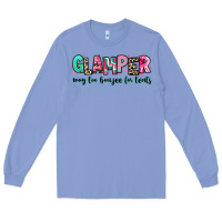 Colony Blue glamper way too boujee for tents Long Sleeve Tee - RanaPortraitStore