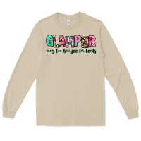 Mushroom glamper way too boujee for tents Long Sleeve Tee - RanaPortraitStore