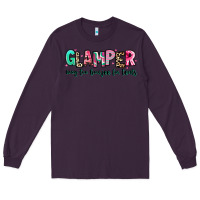 Plum glamper way too boujee for tents Long Sleeve Tee - RanaPortraitStore