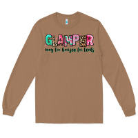 Toasted Coconut glamper way too boujee for tents Long Sleeve Tee - RanaPortraitStore
