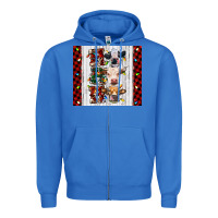True Royal ho ho ho christmas cow Zipper Hoodie - RanaPortraitStore