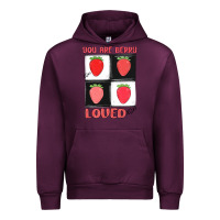 Mauve Wine you are berry loved Urban Hoodie - MaliasSmallBusiness