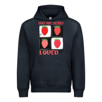 Navy you are berry loved Urban Hoodie - MaliasSmallBusiness