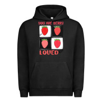 Pigment Black you are berry loved Urban Hoodie - MaliasSmallBusiness