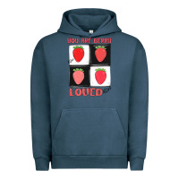 Pigment Midnight Navy you are berry loved Urban Hoodie - MaliasSmallBusiness