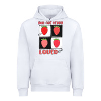 White you are berry loved Urban Hoodie - MaliasSmallBusiness