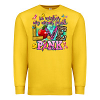 Lemon in october we wear pink love pink Premium Sweatshirt - AdoDesignShop