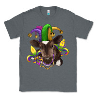 Charcoal Heather mardi gras baby cow Classic Tee - RanaPortraitStore