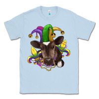 Dusty Blue mardi gras baby cow Classic Tee - RanaPortraitStore