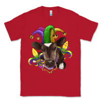 Red mardi gras baby cow Classic Tee - RanaPortraitStore