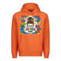 Carrot autism mom Premium Hoodie - MaliasSmallBusiness