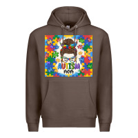 Coffee autism mom Premium Hoodie - MaliasSmallBusiness