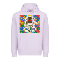 Lilac autism mom Premium Hoodie - MaliasSmallBusiness