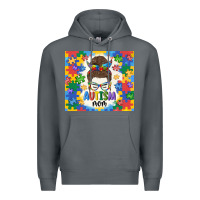 Rock autism mom Premium Hoodie - MaliasSmallBusiness