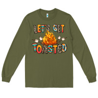 Army Green let's get toasted Long Sleeve Tee - RanaPortraitStore