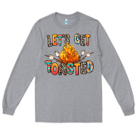Heather Grey let's get toasted Long Sleeve Tee - RanaPortraitStore