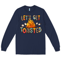 Navy let's get toasted Long Sleeve Tee - RanaPortraitStore