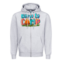 Born To Camp Zipper Hoodie | Teevron