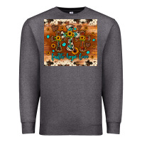 Charcoal Heather faith hope love cross Premium Sweatshirt - JahusDesignShop