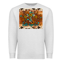 Oatmeal Heather faith hope love cross Premium Sweatshirt - JahusDesignShop