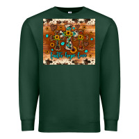 Sports Green faith hope love cross Premium Sweatshirt - JahusDesignShop