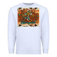 White faith hope love cross Premium Sweatshirt - JahusDesignShop