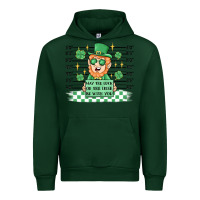 Forest Green may the luck of the irish be with you Urban Hoodie - MaliasSmallBusiness