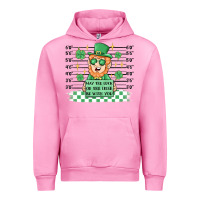 Fuchsia Pink may the luck of the irish be with you Urban Hoodie - MaliasSmallBusiness