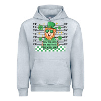 Heather Grey may the luck of the irish be with you Urban Hoodie - MaliasSmallBusiness
