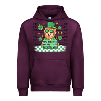 Mauve Wine may the luck of the irish be with you Urban Hoodie - MaliasSmallBusiness