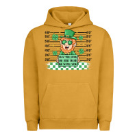 Pigment Peanut Butter may the luck of the irish be with you Urban Hoodie - MaliasSmallBusiness