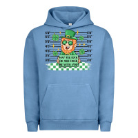 Pigment Pebble Blue may the luck of the irish be with you Urban Hoodie - MaliasSmallBusiness