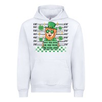 White may the luck of the irish be with you Urban Hoodie - MaliasSmallBusiness