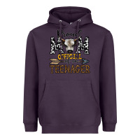 Plum proud mom official of an teenager Heavyweight Hoodie - CowhideDigitalArt