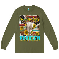 Army Green somebodys problem Long Sleeve Tee - texasbilliewilder