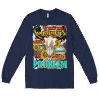 Navy somebodys problem Long Sleeve Tee - texasbilliewilder