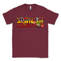 Burgundy spanish teacher Classic Tee - texasbilliewilder