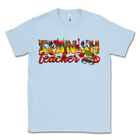 Dusty Blue spanish teacher Classic Tee - texasbilliewilder