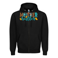 Black mother hustler Zipper Hoodie - texasbilliewilder